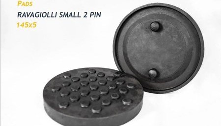 Ravagiolli Small 2-Pin — Clip-over & fitted-in pad, Ø145 mm